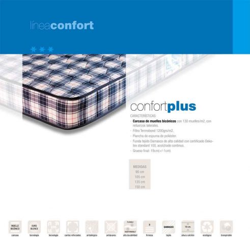 Colchón confort Plus