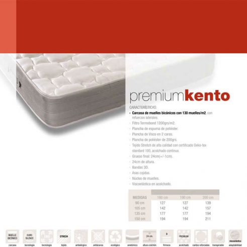 colchón premium kento